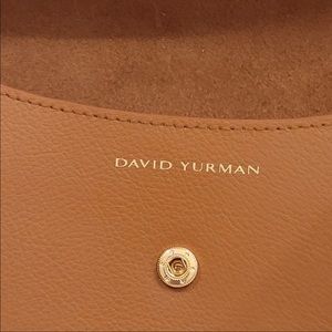 David Yurman Brown Leather Jewelry Pouch